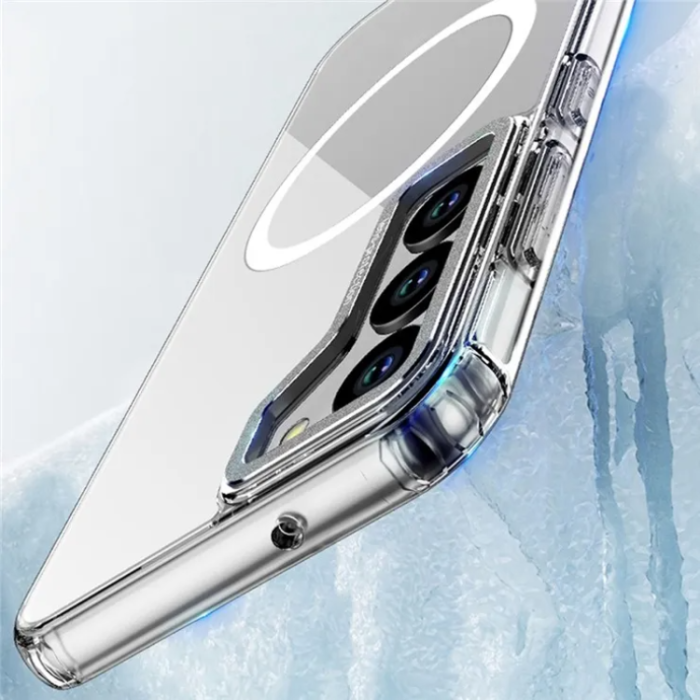 OEM - Galaxy S23 Mobilskal Magsafe Magnetic Hybrid - Silver