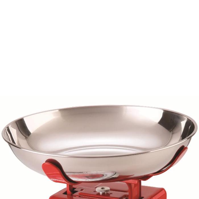 Terraillon - Terraillon Köksvåg Tradition 500 Dual Red 1L skål, 5 kg