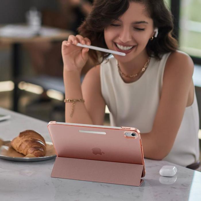 UTGATT1 - ESR iPad (2022) Fodral Ascend Trifold - Rose guld