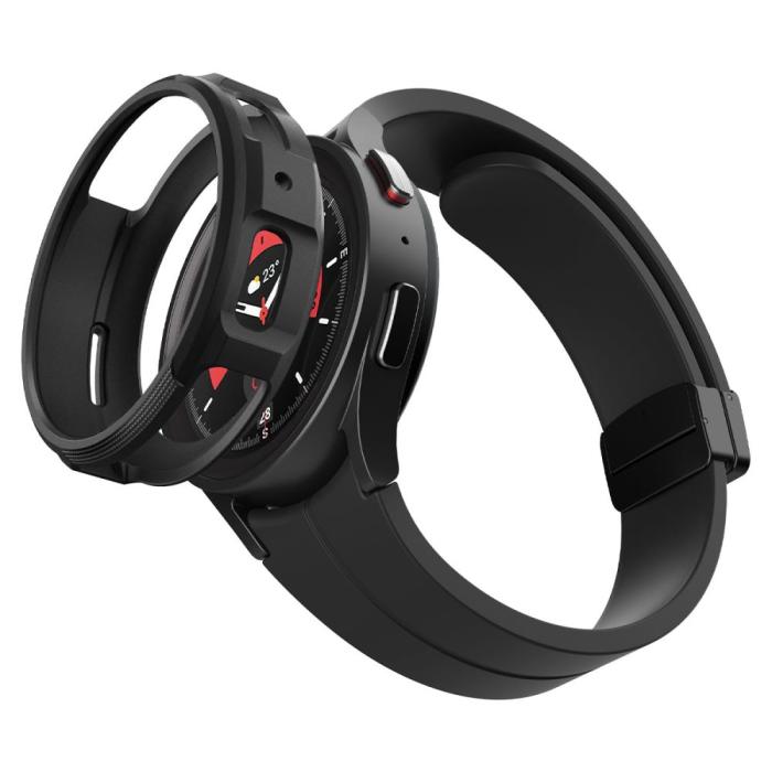 Spigen - Spigen Galaxy Watch 5 Pro (45mm) Skal Liquid Air - Matte Svart