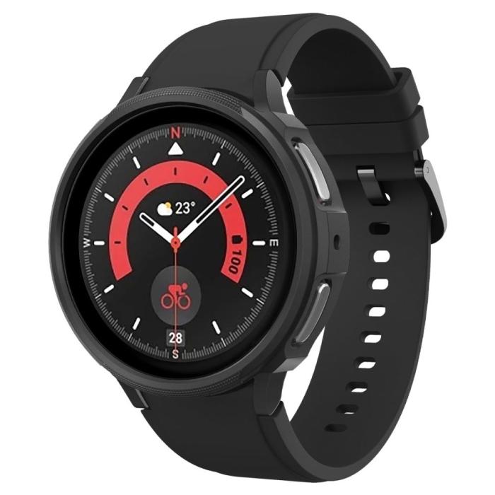 Spigen - Spigen Galaxy Watch 5 Pro (45mm) Skal Liquid Air - Matte Svart