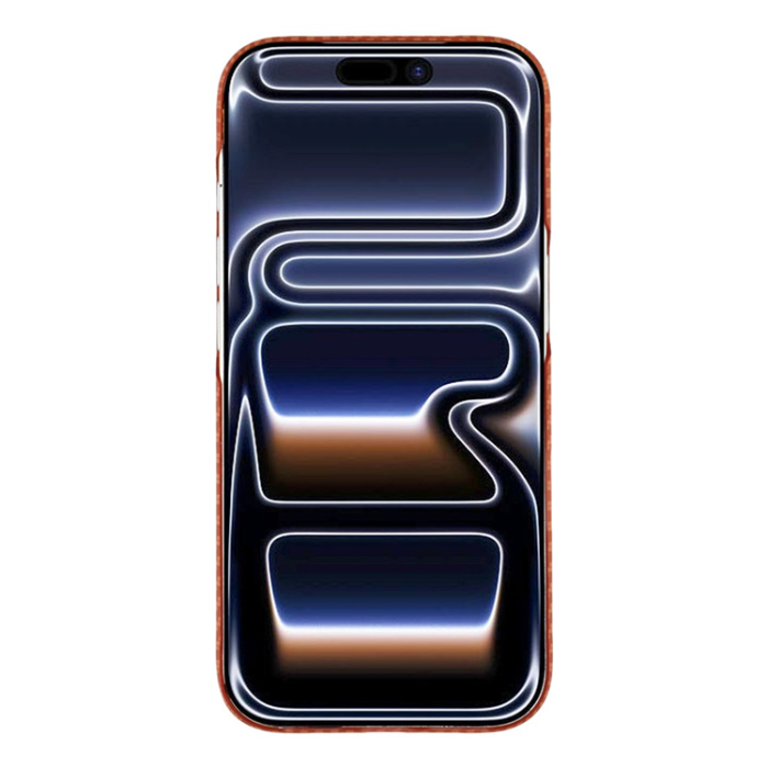 A-One Brand - iPhone 17 Pro Mobilskal MagSafe Carbon Fiber - Fin Linje Orange