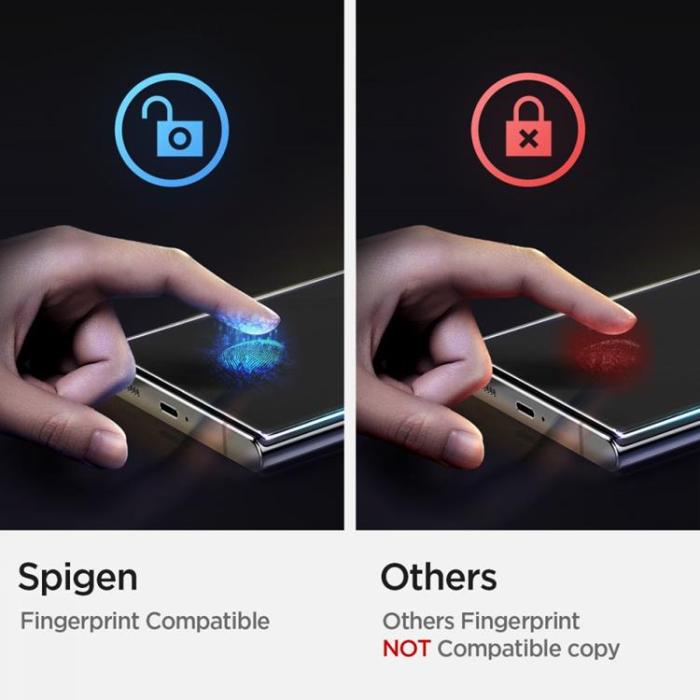 UTGATT1 - Spigen Härdat glas Platinum Galaxy S22 Ultra - Transparent