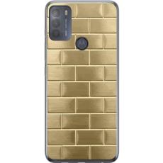 iSecrets - Mobilskal till Motorola Moto G50 med Gyllene Murstenar