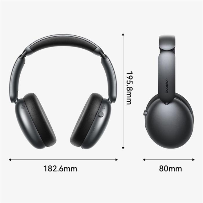 Joyroom - JOYROOM Over-Ear Trådlösa Hörlurar Bluetooth ANC JR-JH1 - Svart