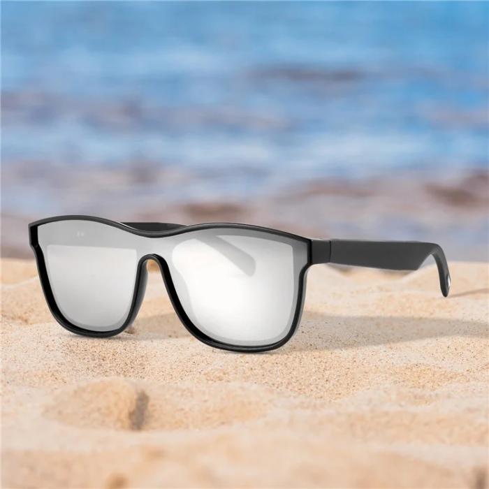OEM - Smarta Glasögon Polariserade Linser Bluetooth KY03 - Silver