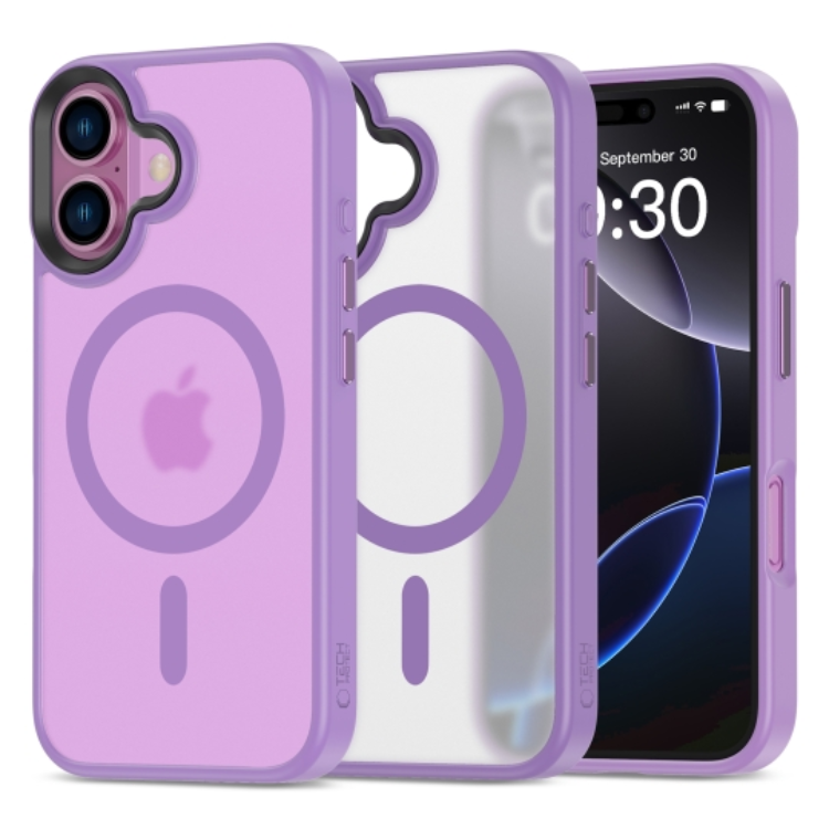 Tech-Protect iPhone 16 Mobilskal Magsafe Magmat - Matte Mauve | 2353 | AlltMobil