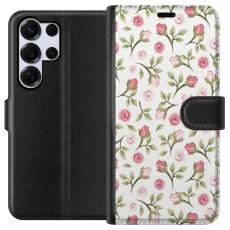 iSecrets - Pl&aring;nboksfodral till Samsung Galaxy S25 Ultra med Blommigt