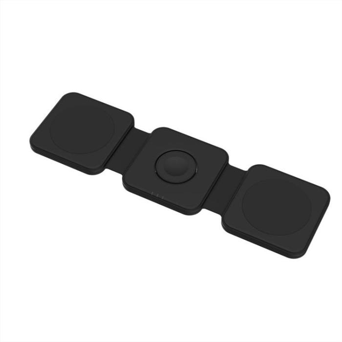 UTGATT - Tech-Protect 3-in-1 Trådlös Laddare Magsafe iPhone, Apple Watch, AirPods - Svart