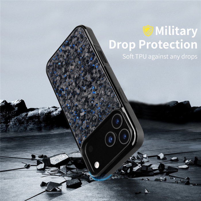 A-One Brand - iPhone 17 Pro Mobilskal MagSafe Aramid Fiber - Lila