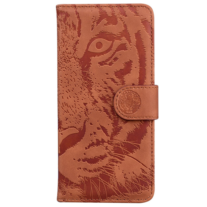 OEM - Sony Xperia 1 VII Plånboksfodral Tiger Print - Marrón