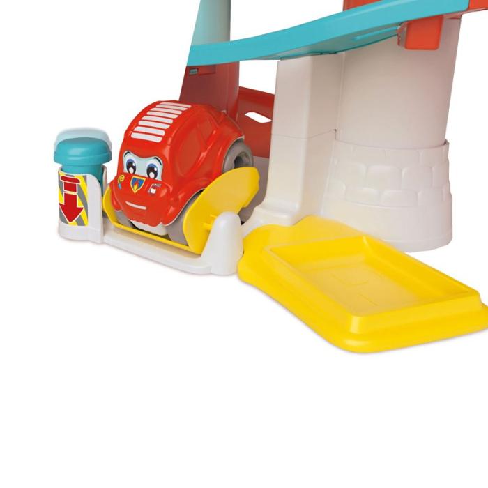 CLEMENTONI - CLEMENTONI Tumbling Cars Fire Station