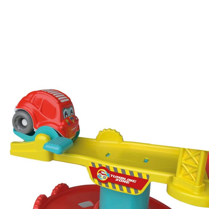 CLEMENTONI - CLEMENTONI Tumbling Cars Fire Station