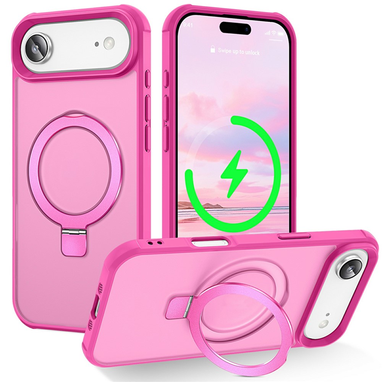 iPhone Air Mobilskal MagSafe TPU+PC Kickstand - Rosé | 2353 | AlltMobil