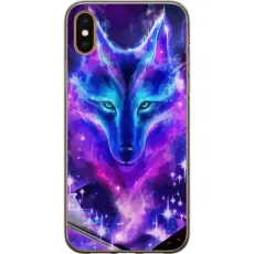 Gustaf - Mobilskal till Apple iPhone XS Max med Neon Varg