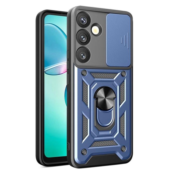 OEM - Mobilskal för Samsung Galaxy S26 PC + TPU Kickstand - Blå