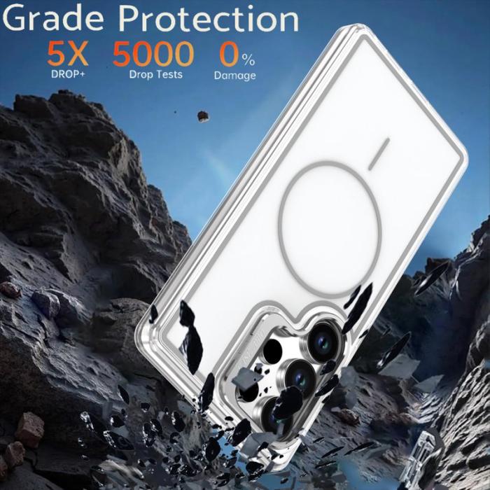 OEM - Mobilskal för Samsung Galaxy S26 Ultra Magnetiskt Kickstand TPU - Vit