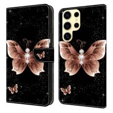 OEM - Pl&aring;nboksfodral f&ouml;r Samsung Galaxy S26 Ultra Konstl&auml;der med St&auml;ll - Rosa