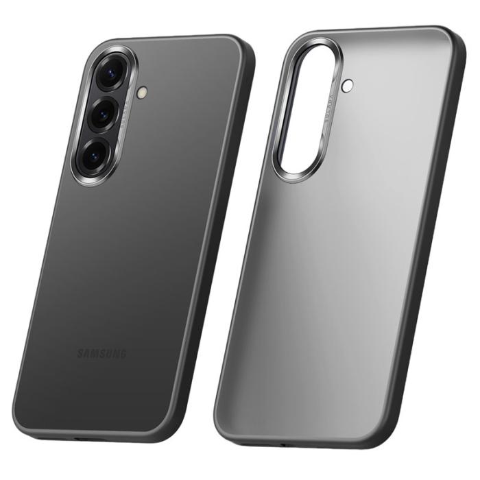SULADA - Sulada Mobilskal för Samsung Galaxy S26 Plus PC + TPU Stöttålig - Titan Svart