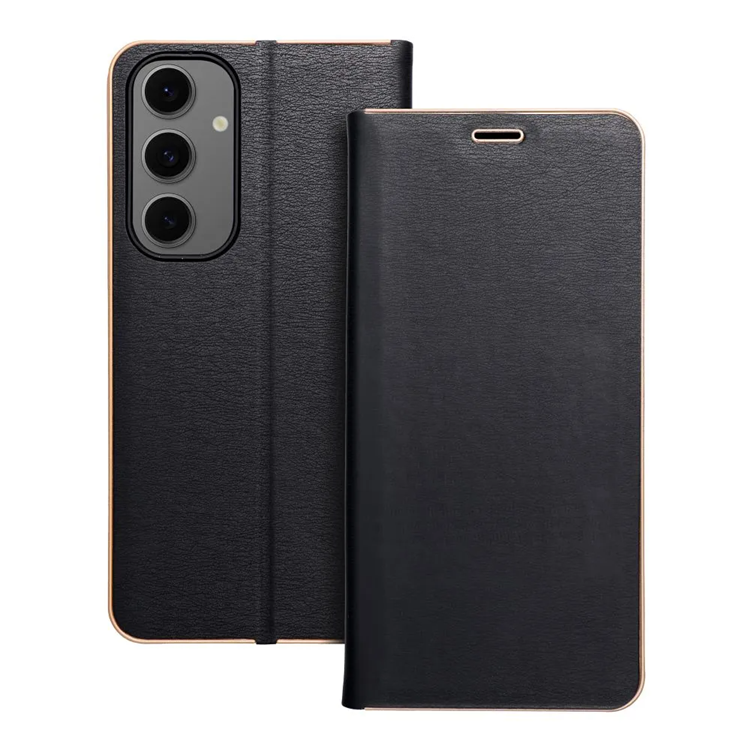 Galaxy S24 FE Plånboksfodral Luna - Svart | 2353 | AlltMobil