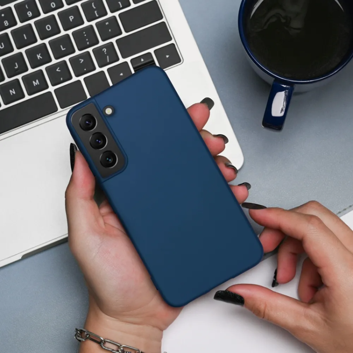 OEM - Galaxy S25 Plus Mobilskal Silikon - Blå