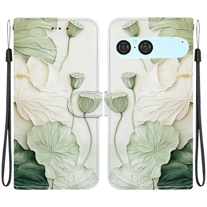A-One Brand - Sony Xperia 10 VII Plånboksfodral Pattern Printing - Lotus