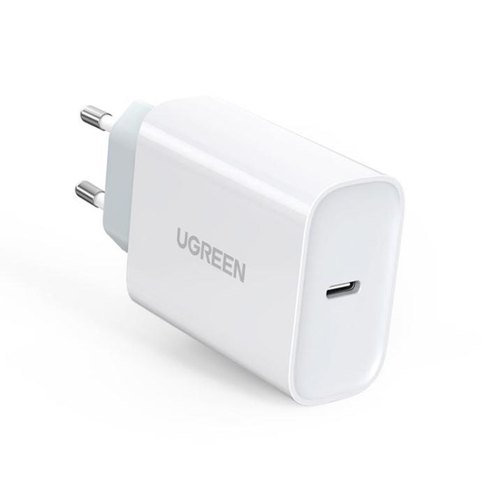 UTGATT1 - Ugreen Travel Väggladdare USB-C 30 W - Vit