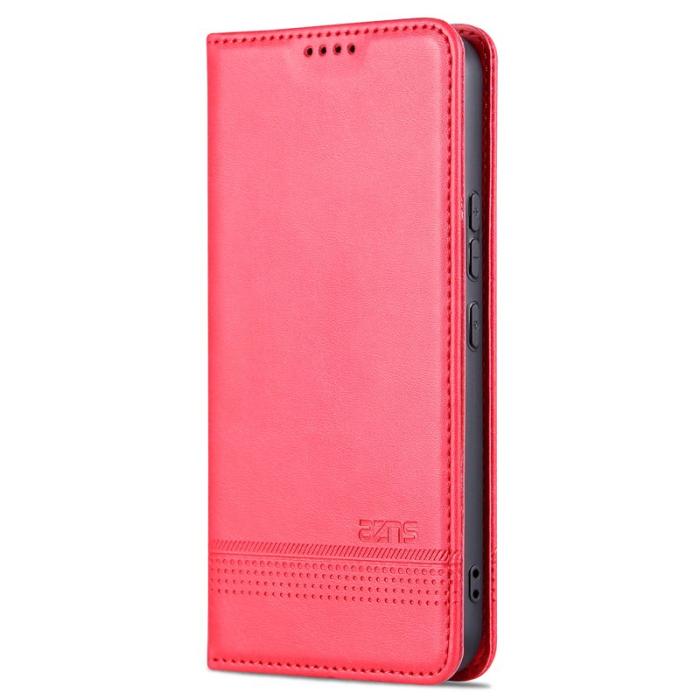 AZNS - AZNS Samsung Galaxy A35 5G Plånboksfodral i Konstläder - Röd