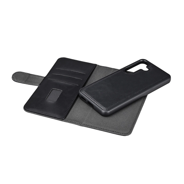 GEAR - Gear Galaxy S25 Plus Plånboksfodral 3 Kortfack 2in1 - Svart