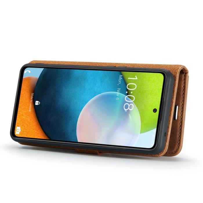 DG.MING - DG.MING Samsung Galaxy A53 5G Flip Plånboksfodral Brun