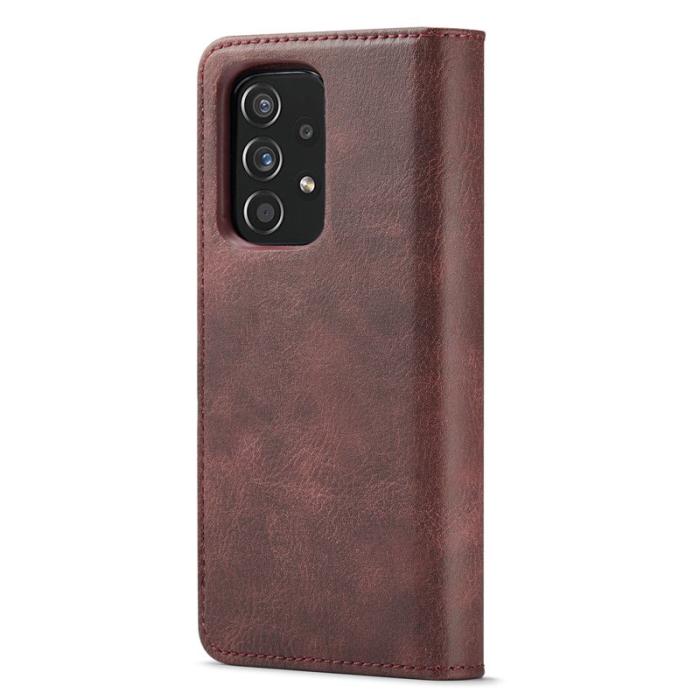 DG.MING - DG.MING Samsung Galaxy A53 5G Flip Plånboksfodral Röd
