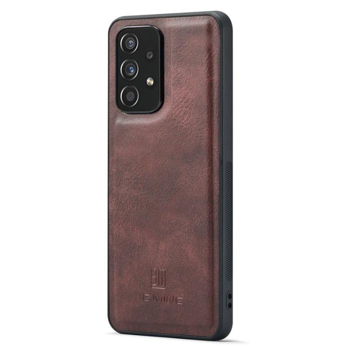 DG.MING - DG.MING Samsung Galaxy A53 5G Flip Plånboksfodral Röd