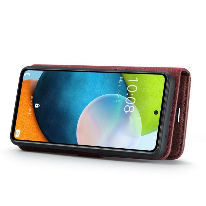 DG.MING - DG.MING Samsung Galaxy A53 5G Flip Plånboksfodral Röd