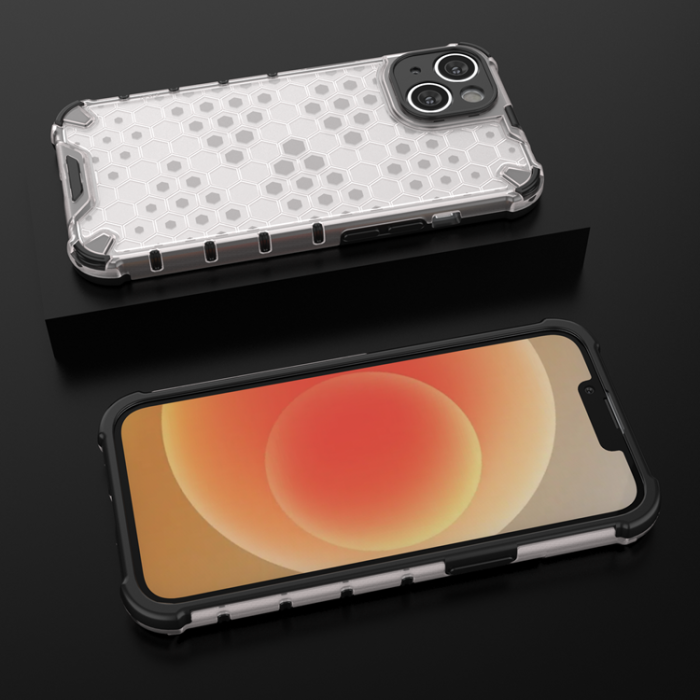 OEM - iPhone 14 Plus Skal Honeycomb Armored Hybrid - Blå
