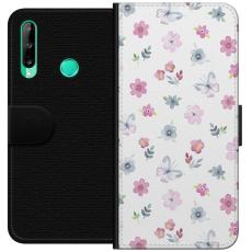 iSecrets - Plånboksfodral till Huawei P40 lite E med Blommor och fjärillar