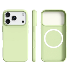 A-One Brand - iPhone 17 Pro Max Mobilskal MagSafe Ultra Thin Silicone - Avocado Grön