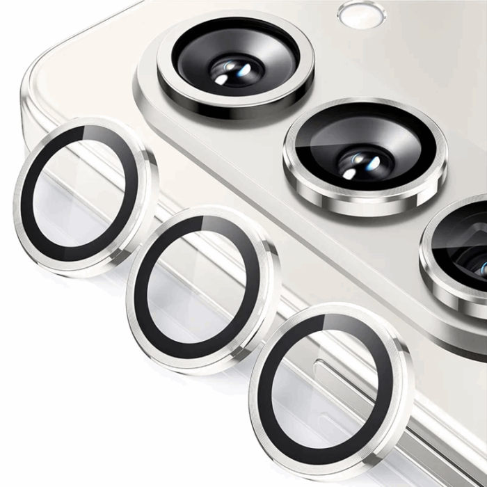 ENKAY - ENKAY Galaxy Z Fold 7 Kameralinsskydd Härdat Glas - Silver