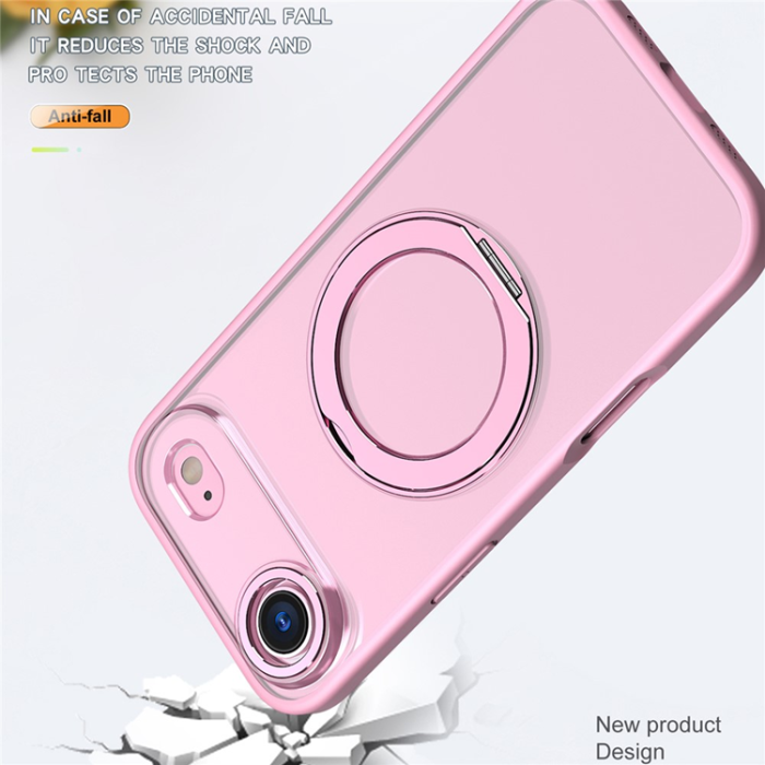A-One Brand - iPhone Air Mobilskal MagSafe TPU + Acrylic Kickstand - Rosa
