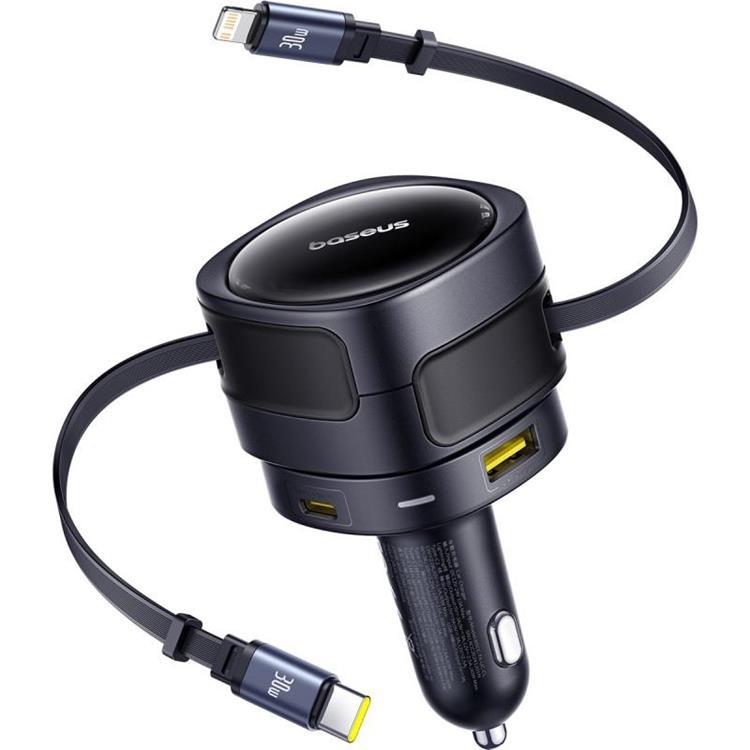 Baseus PD Billaddare 90W USB-C - USB-A - Svart | 505295 | AlltMobil