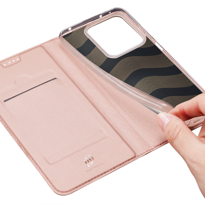 Dux Ducis - Dux Ducis Xiaomi Redmi Note 13 5G Plånboksfodral Skin Pro - Rosa