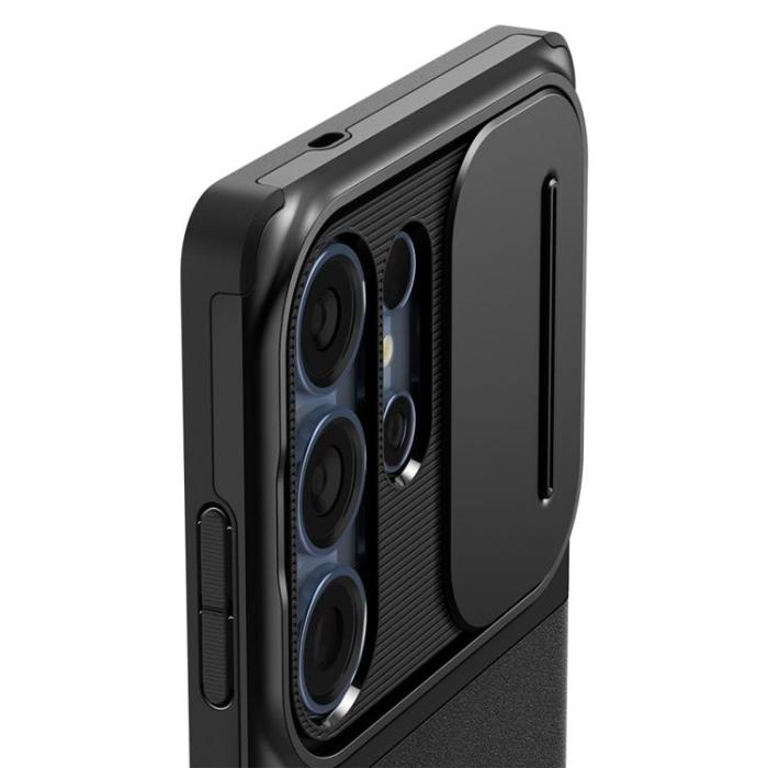 Spigen - Spigen Galaxy S25 Ultra Mobilskal Optik Armor - Svart