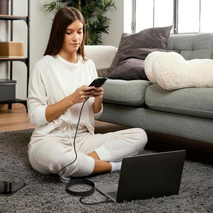 Tech-Protect - Tech-Protect USB-C till USB-A kabel Ultraboost Evo 0.5m - Svart