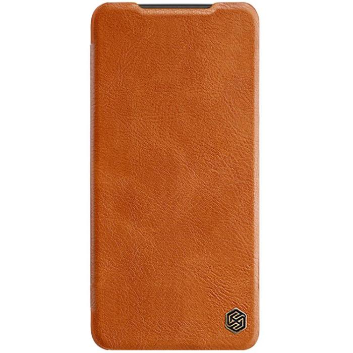 UTGATT1 - Nillkin Xiaomi Redmi Note 11/11S Fodral Qin Läder Holster - Brun