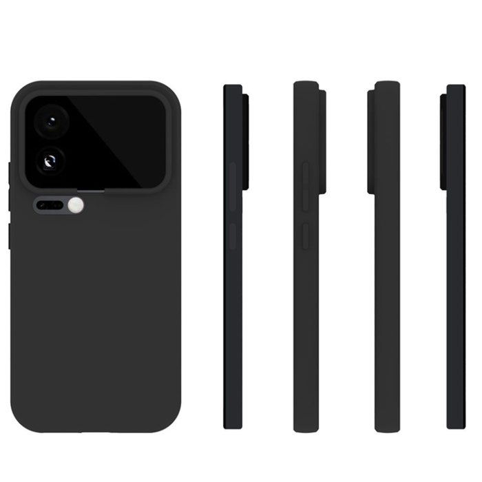 A-One Brand - Xiaomi 17 Mobilskal Soft Matte Finish TPU - Svart