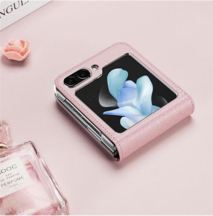 Dux Ducis - Dux Ducis Galaxy Z Flip 5 Mobilskal Bril - Rosa