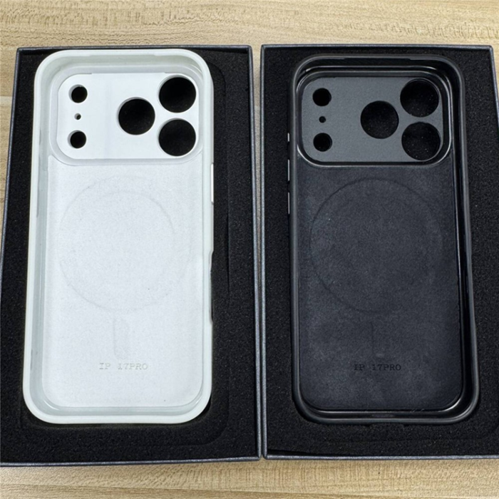 A-One Brand - iPhone 17 Pro Mobilskal MagSafe 4 Colors NFC DIY Smart E-Ink Round