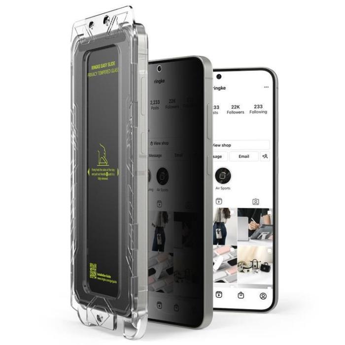 Ringke - [2-Pack] Ringke Galaxy S25 Härdat Glas Skärmskydd Easy Slide