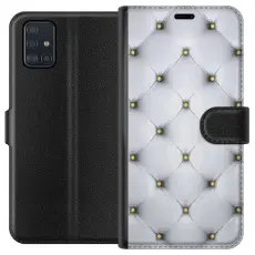 Gustaf - Pl&aring;nboksfodral till Samsung Galaxy A51 med Fancy