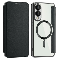 Amorus - Amorus Galaxy S25 Edge Plånboksfodral Magsafe RFID - Svart