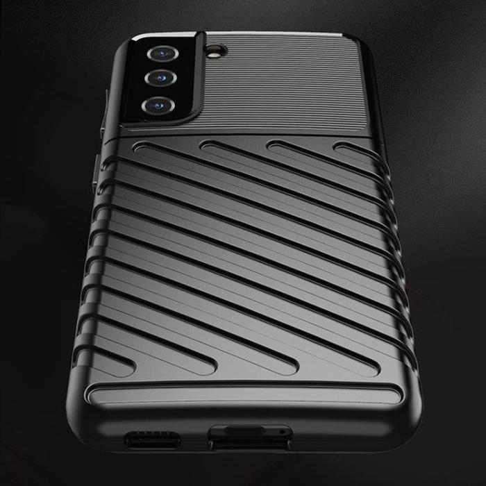 OEM - Galaxy S23 Skal Thunder Armor Silicone - Blå